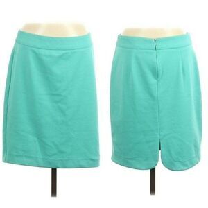 Kenar Pencil Skirt Knit Stretch Pastel Aqua Green‎ Sz 12